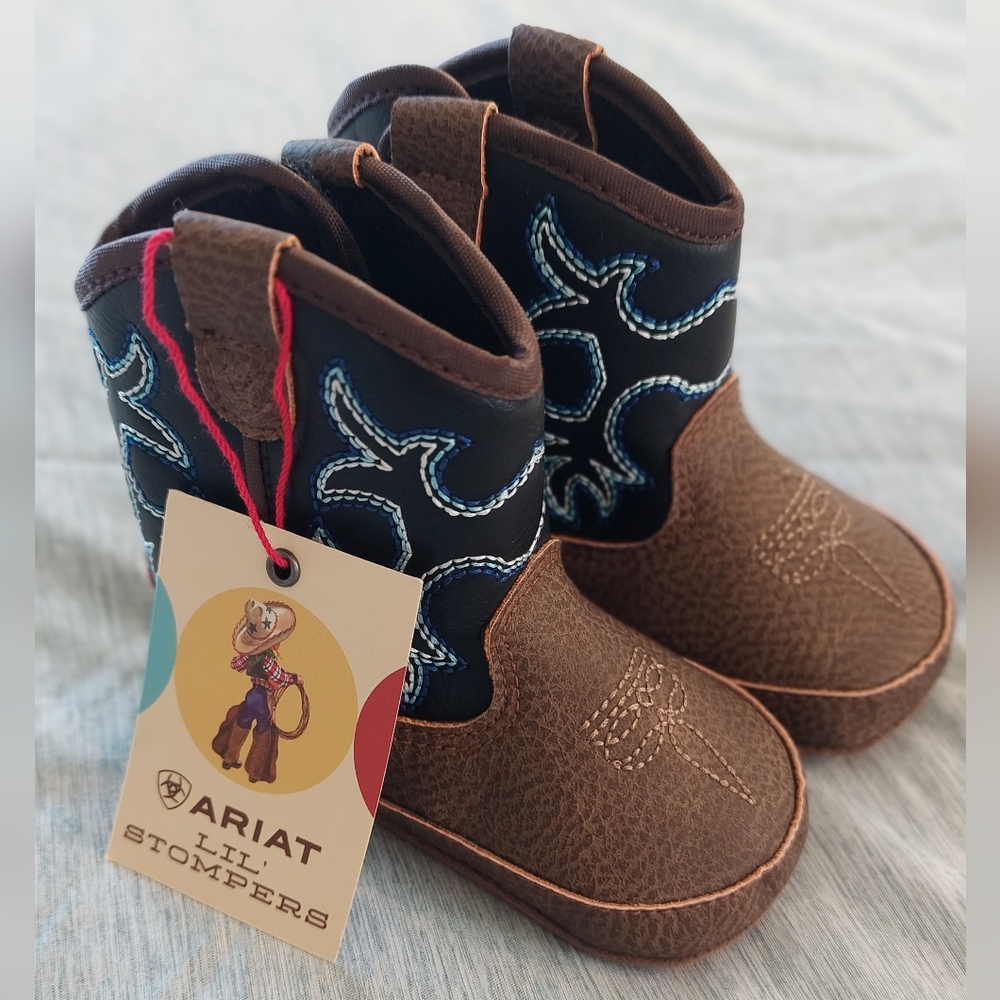 Ariat Lil Stompers Infant Boots Size 3 NEW